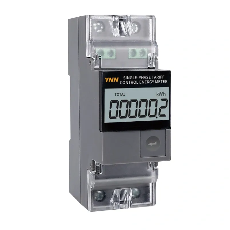 Single-phase Din Rail Type Tariff Control Energy Meter(2P)
