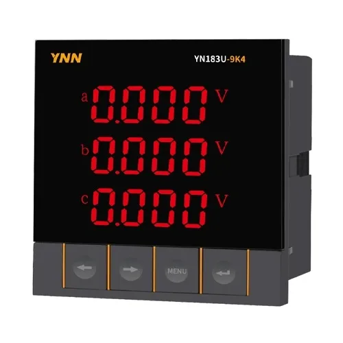 Digital Display Smart Three-Phase Voltmeter