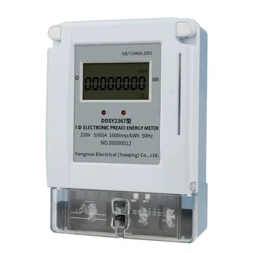 Single-Phase Electronic Prepaid Energy Meter